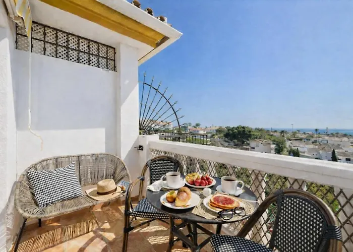 Apartment Luna Del Faro Vii- Seaview Terrace In Mijas By Budha